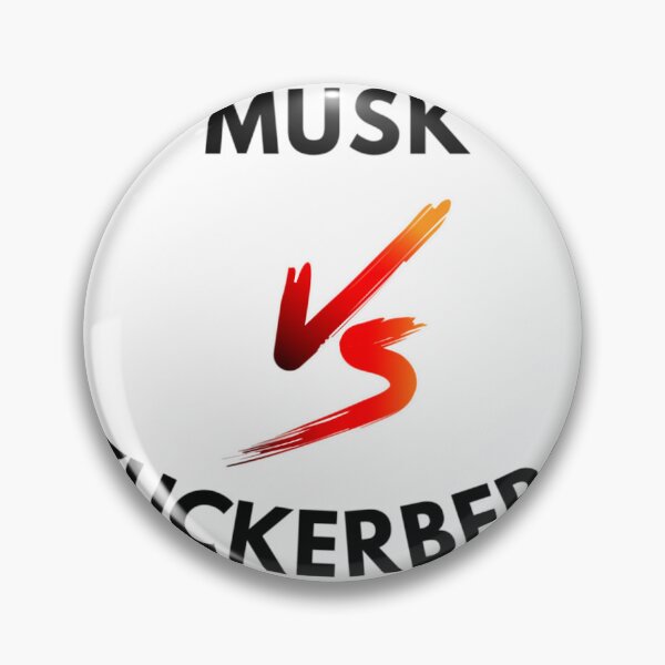 Item preview, 	 classique « Mark Zuckerberg contre Elon Musk » par Catllover	 designed and sold by yvawdaqhkzu7.