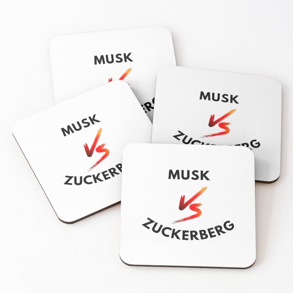 Item preview, 	 classique « Mark Zuckerberg contre Elon Musk » par Catllover	 designed and sold by yvawdaqhkzu7.