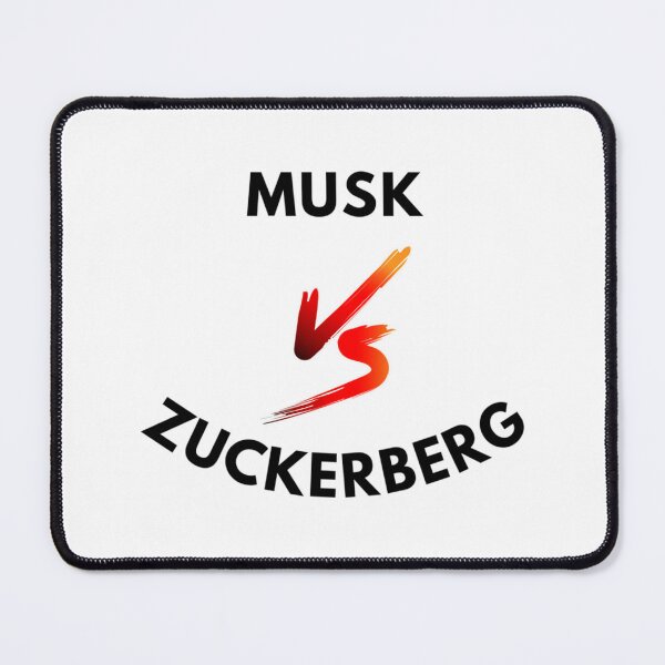 Item preview, 	 classique « Mark Zuckerberg contre Elon Musk » par Catllover	 designed and sold by yvawdaqhkzu7.