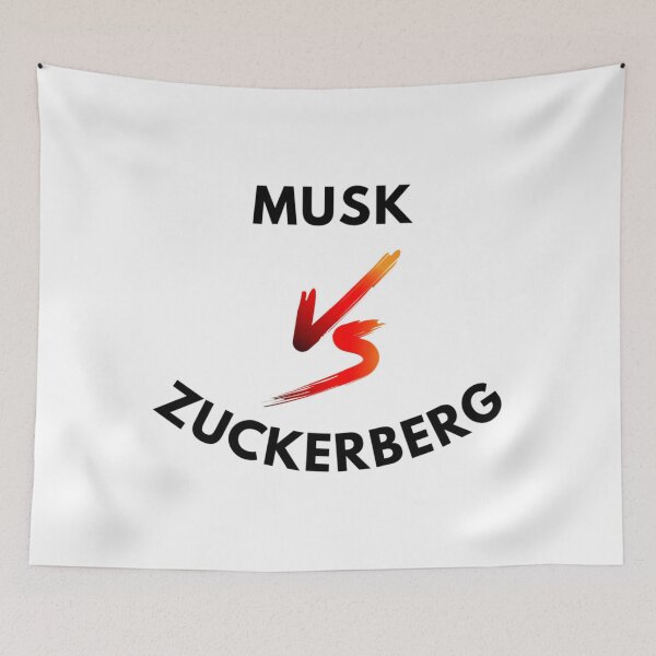 Item preview, 	 classique « Mark Zuckerberg contre Elon Musk » par Catllover	 designed and sold by yvawdaqhkzu7.