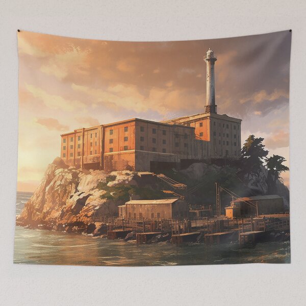 Item preview, Alcatraz Prison designed and sold by DigitizedArt.