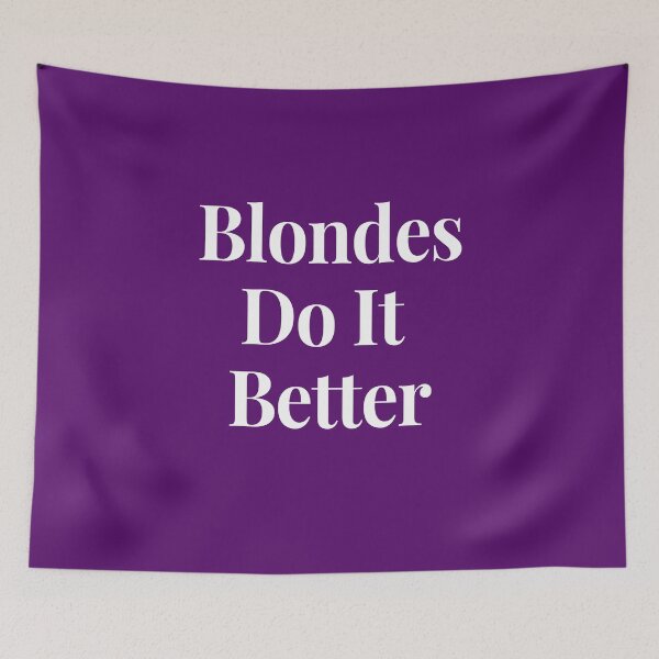 Item preview,  Blondes Do It Better Blondes Art Print Blondes Charm Great Gift Blondes Art Print designed and sold by TeesByDesign.