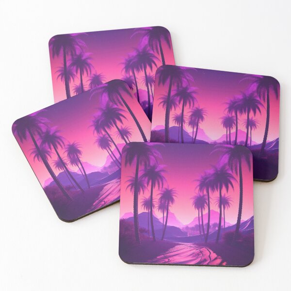 Item preview, Neon Horizons: Sunset Synthwave Dreamscape designed and sold by Mullet Monkey.