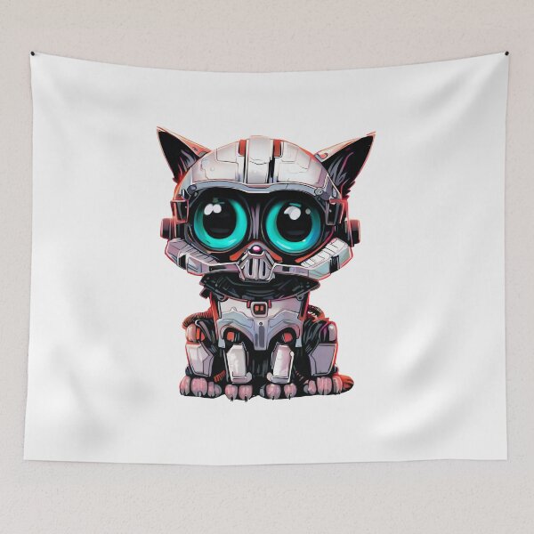 Item preview, Robo-Cat Sci-fi Explorer! designed and sold by kukamatsu.