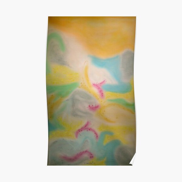 flying feathers Poster
