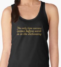 The only time... Inspirational Quote Women's Tank Top