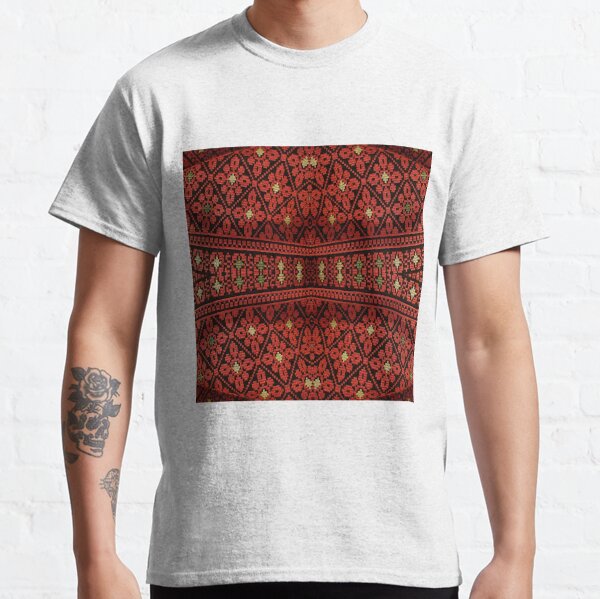Framework, pattern, composition, frame, texture, design, tracery, weave, drawing, figure Classic T-Shirt