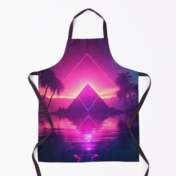 Item preview, Pyramid Paradox: A Journey into Synthwave Wonders designed and sold by Mullet Monkey.