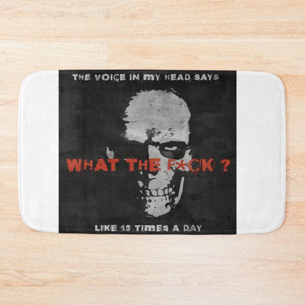 Item preview, The voice in my head says, skull digital design designed and sold by dcrc.