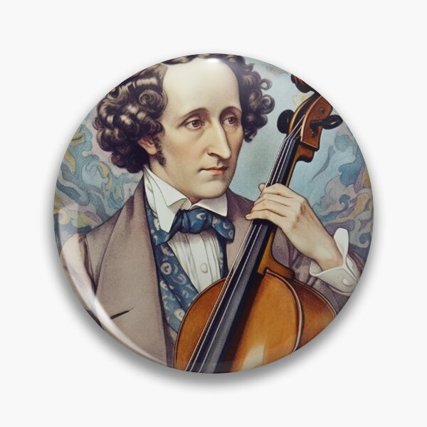 Item preview, Felix Mendelssohn musician designed and sold by ComicsFactory.