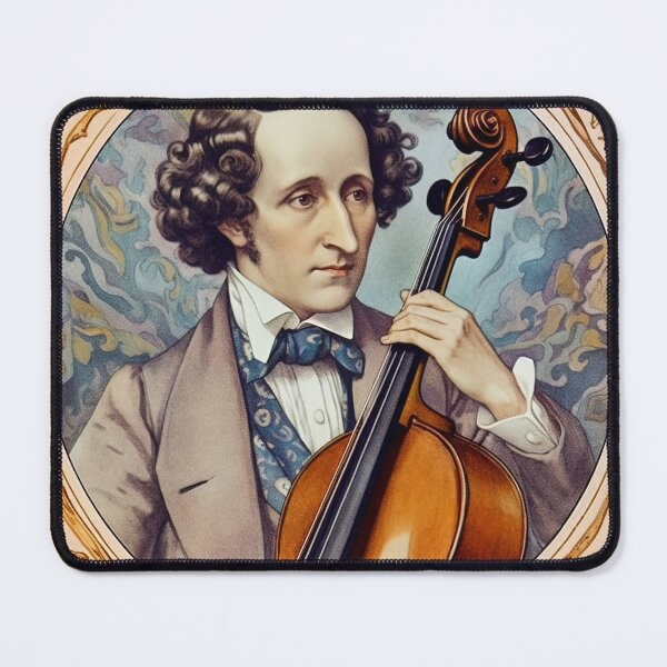 Item preview, Felix Mendelssohn musician designed and sold by ComicsFactory.