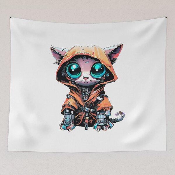 Item preview, Robo-Cat Hermit! designed and sold by kukamatsu.