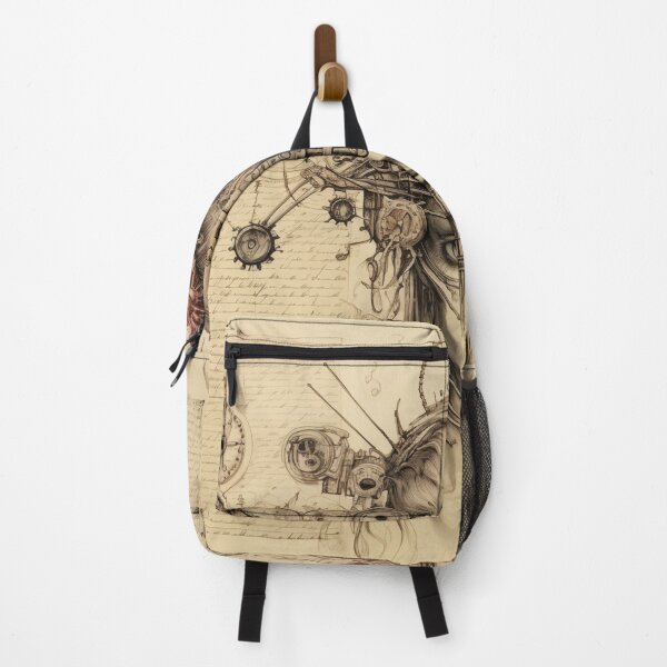 Item preview, Steampunk Drawing Ancient Manuscript designed and sold by BrandonArtWorld.