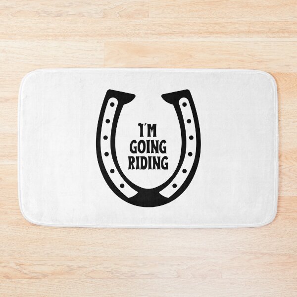 Item preview, I'm Going Riding Horseshoe designed and sold by CarleLS.