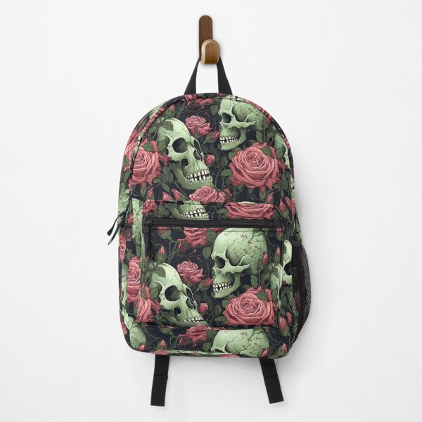 Item preview, Skulls and Pink Roses designed and sold by Calmly.