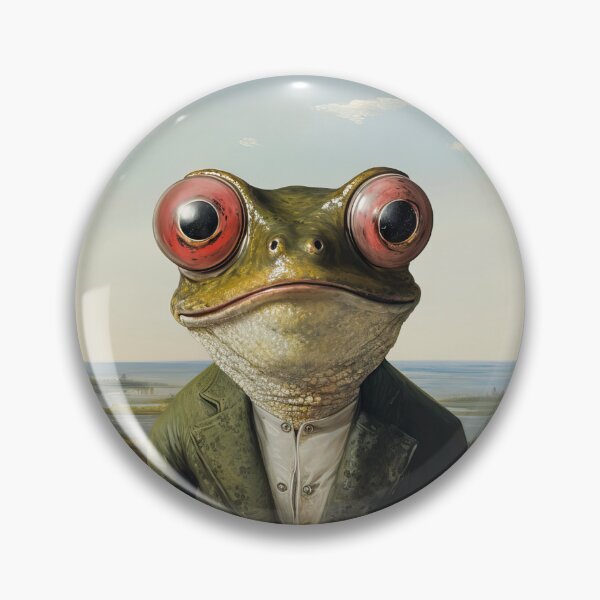 Item preview, Vintage frog in a suit. designed and sold by SBSkinnyPigs.