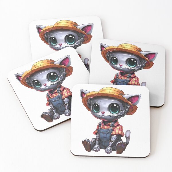 Item preview, Robo-Cat Farmer! designed and sold by kukamatsu.
