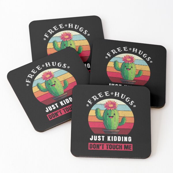 Item preview, Free Hugs Just Kidding Dont Touch Me Cactus Lover designed and sold by Hugo Bloke.