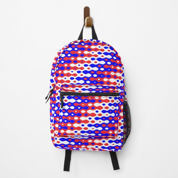 Item preview, Red White & Blue Ripples | USA | American | Pattern designed and sold by EDigitalDesigns.