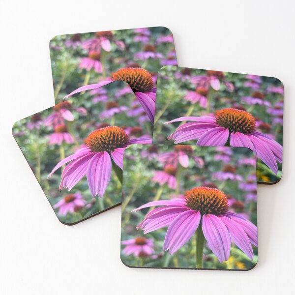 Item preview, Blooming Purple Coneflowers designed and sold by emikat-art.