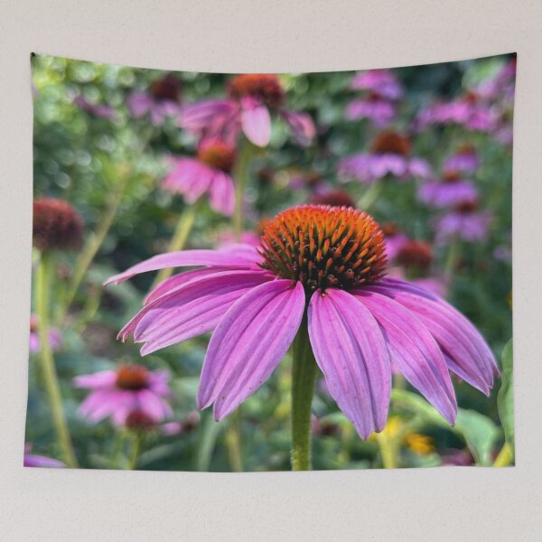 Item preview, Blooming Purple Coneflowers designed and sold by emikat-art.