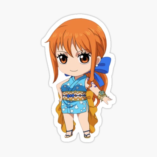 Nami Chibi Stickers For Sale | Redbubble