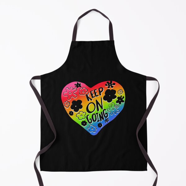 Item preview, Keep On Going Flowers Rainbow Gradient Heart designed and sold by mariahmoniquedesign.