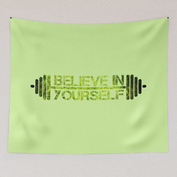 Item preview, Believe in Yourself  [Weight lifting and Gym Motivation] Grunge Version. designed and sold by CristalleLisa.