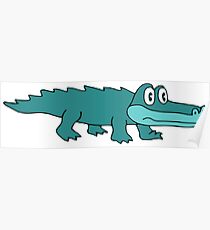 King Gizzard Gator Blue Poster