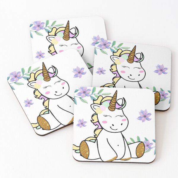 Item preview, happy unicorn designed and sold by Cinkiamor.