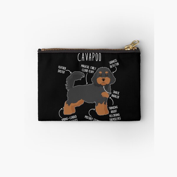 Item preview, Black and Tan Cavapoo Dog Anatomy designed and sold by Clara Hollins.