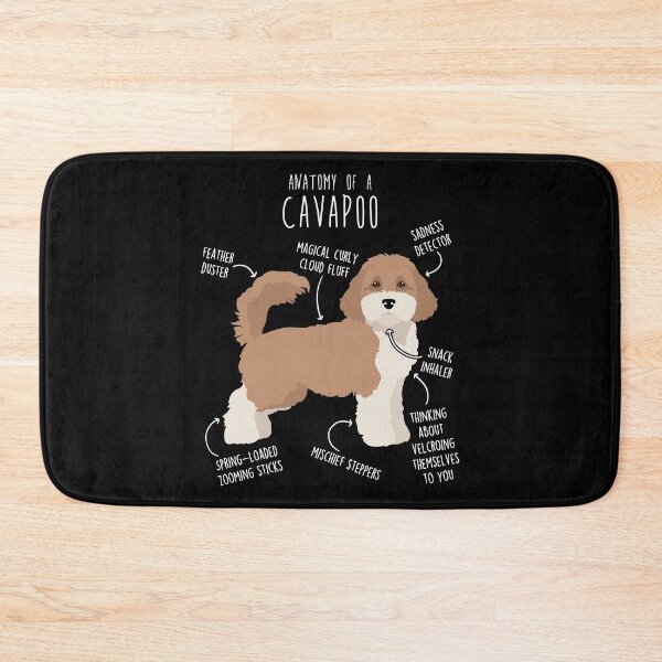 Item preview, Parti Cavapoo Dog Anatomy designed and sold by Clara Hollins.