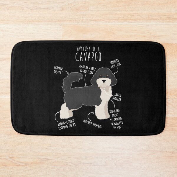 Item preview, Parti Cavapoo Dog Anatomy designed and sold by Clara Hollins.