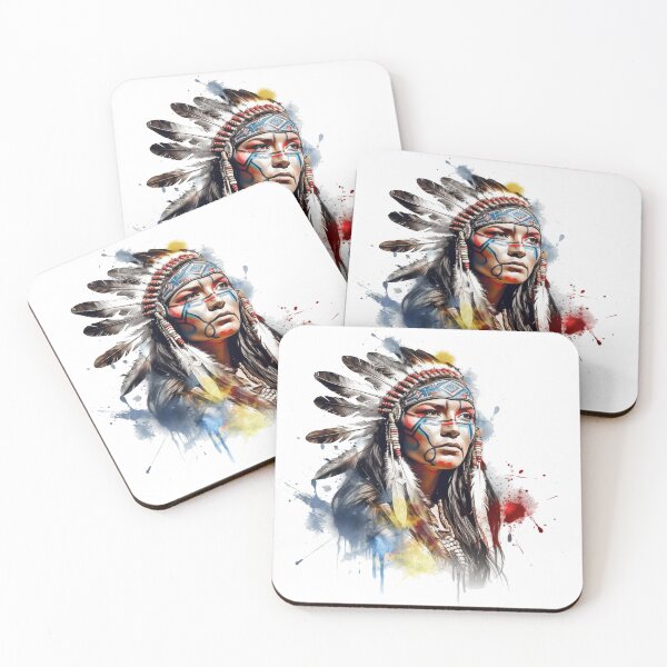 Item preview, Native American | Horse | Chief | Ranch | Cowgirl | Cowboy | Western | Lifestyle | Bold Colors  designed and sold by mwinter2205.