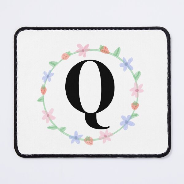 Item preview, “Q” initial   designed and sold by tinasartspace.
