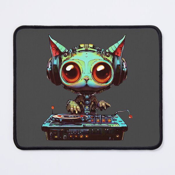 Item preview, Robo-Cat DJ! designed and sold by kukamatsu.