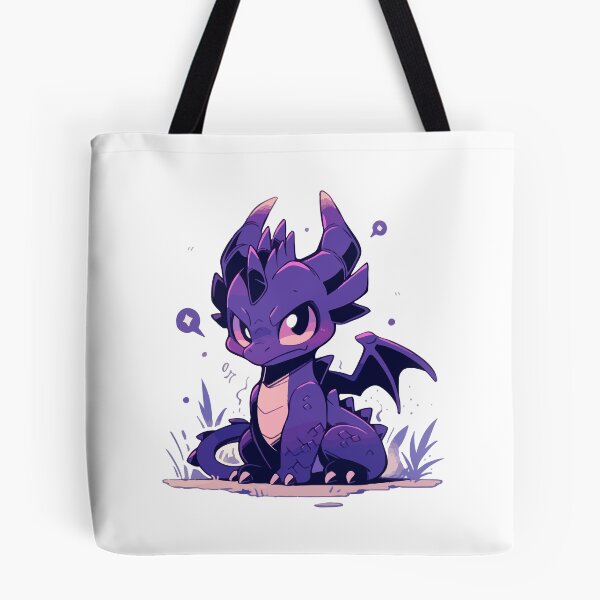 Item preview, cute angry violet dragon designed and sold by MarcGugDesigns.