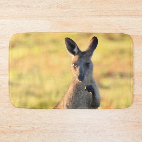 Item preview, Kangaroo chewing away designed and sold by Mark Grimsley.