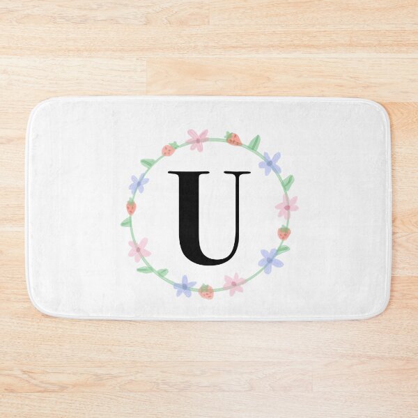 Item preview, “U” initial    designed and sold by tinasartspace.