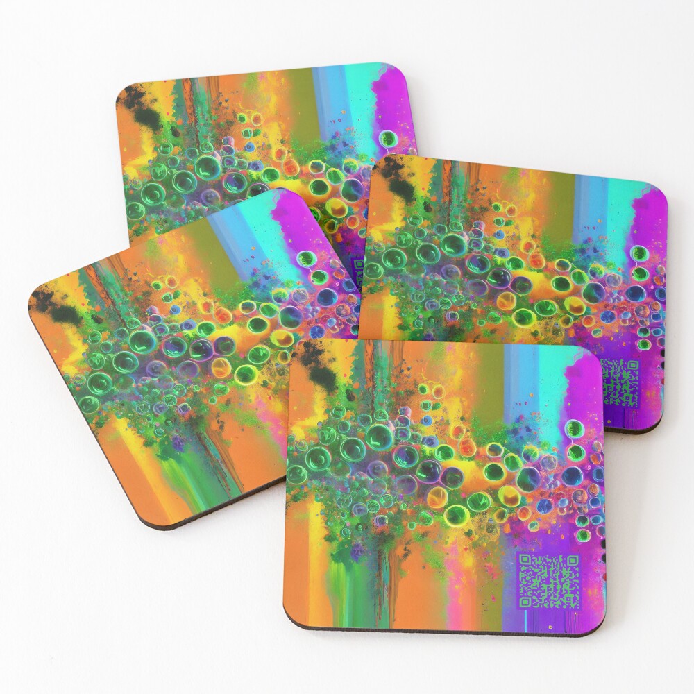 Item preview, Coasters (Set of 4) designed and sold by ArfulIntells.
