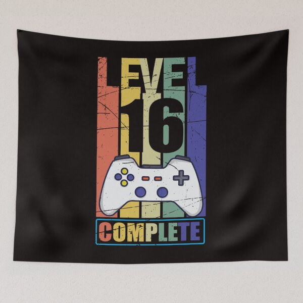 Item preview, Level 16 Complete 16th Birthday Video Gamer Gaming designed and sold by Ollieauch.