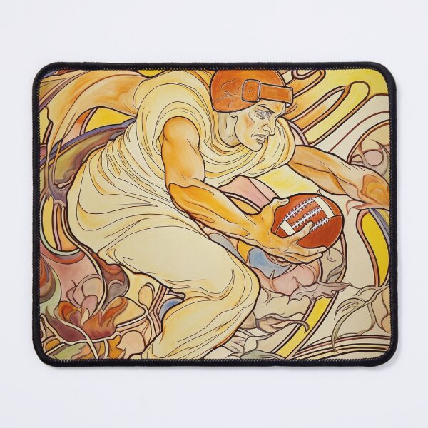 Item preview, Football player drawing designed and sold by ComicsFactory.