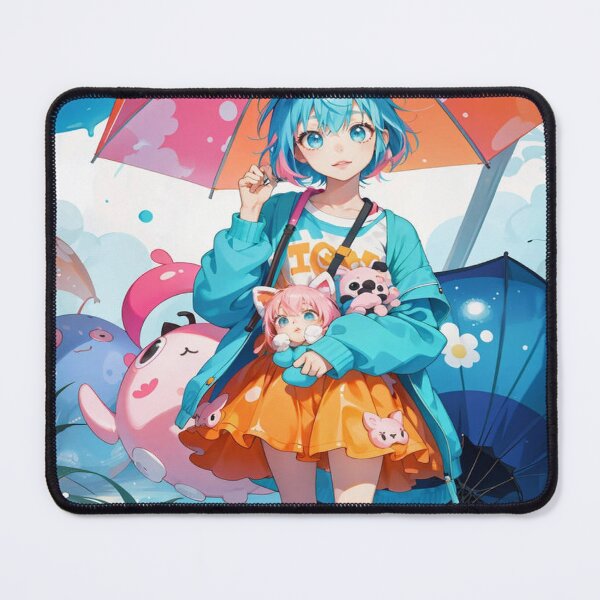 Item preview, Color girl and Umbrella magical art designed and sold by DuckworthSixta.