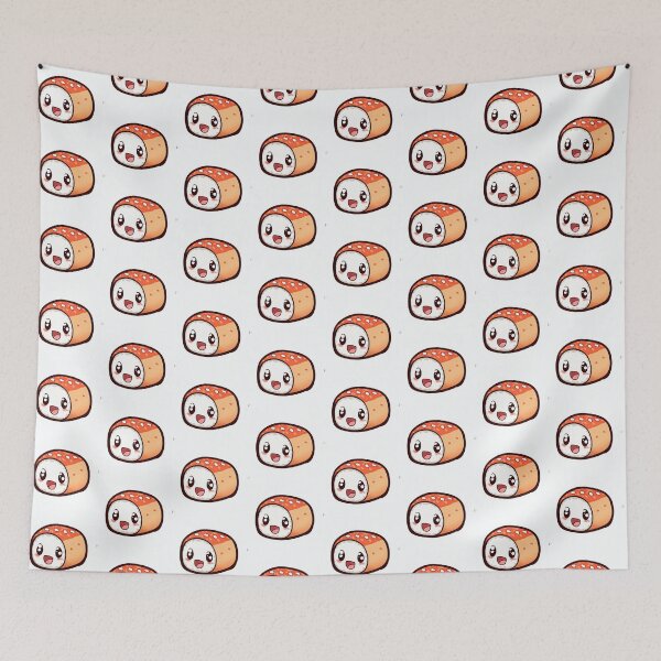 Item preview, Cute Adorable Kawaii Sushi designed and sold by MoriStory.