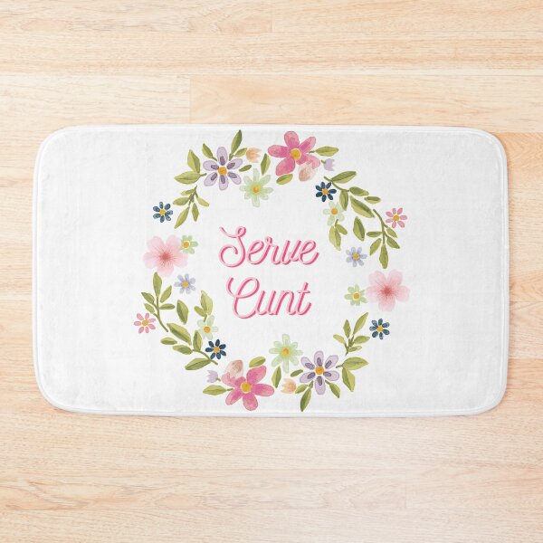 Item preview, Serve Cunt- Flowers designed and sold by nyccatmom.