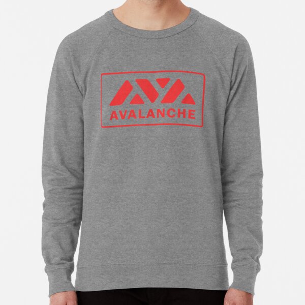 Avalanche (AVAX) Cryptocurrency Symbol Hooded Sweatshirt – Crypto Wardrobe