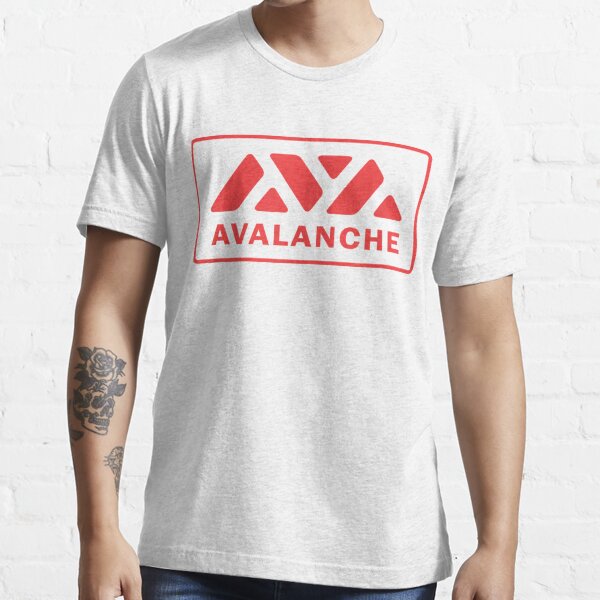 Avalanche (AVAX) Cryptocurrency Symbol T-shirt – Crypto Wardrobe
