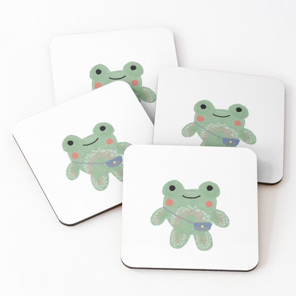 Item preview, Cute floral frog designed and sold by tinasartspace.