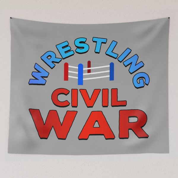 Item preview, Wrestling Civil War Logo designed and sold by TheEpicAlec.