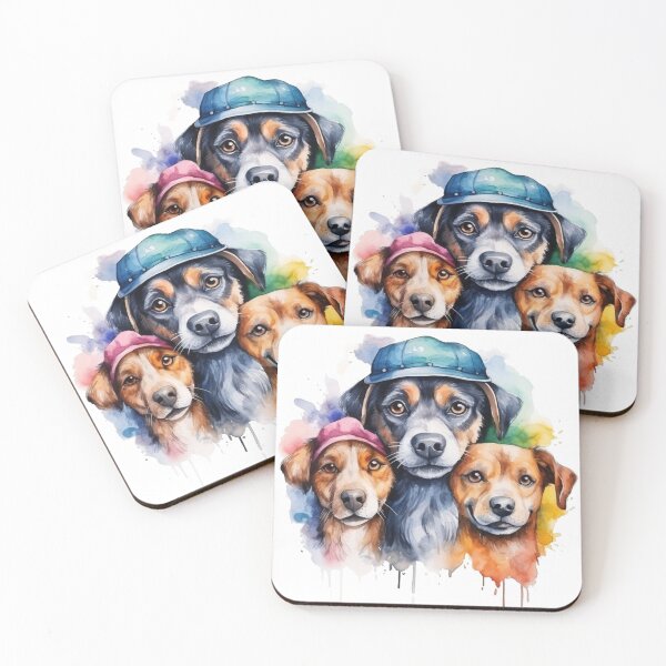 Item preview, Watercolor Funny Dog Pack designed and sold by densok.